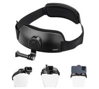 ULANZI CM027 Support de tête pour iPhone - Kits POV 2 en 1, prend en charge l'enregistrement vertical, accessoires vidéo Vlog pour DJI Osmo Actions/Insta360