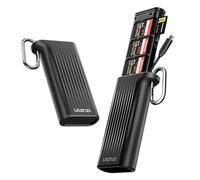 Ulanzi CR2 Lecteur de Carte SD/Micro SD/Nano SIM Portable 2-en-1, Étui Hydrofuge pour Cartes Mémoire, USB 3.1 Type-C 312Mb/s, IP54 Protection Compatible avec iPhone 17-15 Android Windows macOS