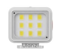Ulanzi DG01 Cube Mini Light LED compacte éclairage portable 5500K avec cold shoe magnétique - blanc