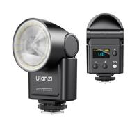 ULANZI F16R Flash d'Aappareil Photo, GN16 6800K Caméra Speedlite avec Lampe Vidéo&Diffuseur, 7 Niveaux Puissance/90° Inclinaison/550 Flashs Max Puissance, Sabot à Contact Unique pour Sony Canon Nikon