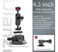 Ulanzi-Kit de support de montage à ventouse pour voiture,téléphone,caméra d'action,GoPro,foreInsta360,bras magique DJI,verre à rotation flexible,léger - Type 4.5 inches