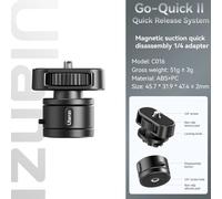 Ulanzi-Kit de système de dégagement rapide Go-Quick II,trépied 1/4 "",support de base pour appareil photo reflex numérique Sony IL et Nikon,lumière d'appoint avec vis 1/4 - Type C016 kit