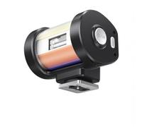 ULANZI KL01 Mini Flash Appareil Photo avec 7 Filtres Couleur Intégrés Rotatifs, Caméra Speedlite GN10 6500K, Flash Externe 4 Niveaux de Puissance, 600 Flashes, Griffe pour Canon Sony Nikon Fujifilm