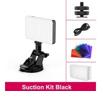 Ulanzi-Lampe LED Vijim VL120,3200K-6500K,éclairage pour vidéo conférence,avec boîte à lumière et livre de documents RGB -Suction kit