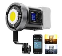 ULANZI Lampe vidéo LED COB 120 W, bi-Couleur 2700 K-6500 K COB Bowens Mount Photographie Remplissage Lumière de Sortie Continue 20700 lux/1 m 20 Effets prédéfinis avec contrôle APP Studio Light