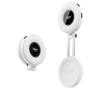 Ulanzi-Lampe vidéo pour selfie et documents,support de téléphone pour Vlog et vidéo,lumière de remplissage rabattable,MagSafe,iPhone 16,15,14 Pro Max,LM19 - Type 1PCS White
