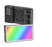 ULANZI Lampe vidéo RVB portable 40 W, lumière de caméra LED rechargeable 5000 mAh, 20 modes scène, mini éclairage de studio 2700-6500 K pour YouTube, vlogging, diffusion en direct, photographie