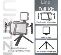 Ulanzi Lino-Étui de protection universel pour smartphone avec poignée latérale,iPhone16 15 14 13 12 Pro Max,Samsung,Xiaomi,OPPO - Type Lino VL49 MT-14 Kit