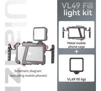 Ulanzi Lino-Étui de protection universel pour smartphone avec poignée latérale,iPhone16 15 14 13 12 Pro Max,Samsung,Xiaomi,OPPO - Type Lino VL49 Kit