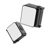 Ulanzi LM18 Mini lumière vidéo à fixation magnétique rapide, lumière pour caméra d'action avec batterie 500 mAh, lumière photo portable pour DJI OSMO Action 3/4/5 Pro