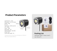 Ulanzi LT026 lampe vidéo COB bicolore 100W avec bouton magnétique