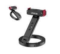 ULANZI MA04 Support Magnétique pour DJI Osmo Action 6/Nano à Fixation & Libération Rapide MagLock pour Caméra d'action, 360° Réglable en Aluminium avec Filetage 1/4" et Configuration Double