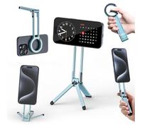 ULANZI MA30 Trépied magnétique pour iPhone, mini trépied de poche en aluminium Maglock pour téléphone portable, aimant puissant, compatible avec iPhone 17, 16, 15, 14, 13, 12, Series Vert menthe