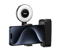 Ulanzi MA35 MagSafe obturateur Bluetooth Smartphone caméra poignée poignée Selfie stabilisateur prise de vue horizontale verticale pour téléphone - Type With Light