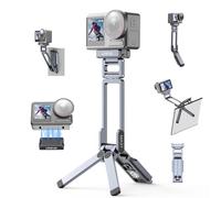 ULANZI MA37 Mini trépied à dégagement Rapide Compatible avec DJI Osmo Action 3 4 5 Pro Action 5, trépied de Table magnétique à Verrouillage Rapide avec Griffe Froide 1/4-20, Perche à Selfie Vlog en