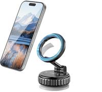 ULANZI MA40 Support Téléphone à Ventouse MagLock, 14N Magnétique & Réglable à 360°, pour Voiture/Salle de Sport/Miroir/Cuisine Compatible avec Magsafe iPhone 17-12 Samsung Huawei Autres Smartphones