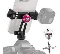 ULANZI MA61 Support de téléphone en métal avec griffe froide, support de téléphone réglable à 360° pour iPhone 16 15 14 Pro Max, Samsung Galaxy, pince en alliage d'aluminium pour vlogging, streaming