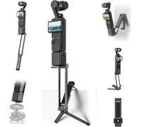 ULANZI MA66 Trépied pour Appareil Photo Compatible avec DJI OSMO Pocket 3, Support de caméra à dégagement Rapide avec Fixation 1/4", Perche à Selfie magnétique Pliable Uka & Arca-Swiss