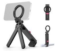 ULANZI MA88 Trépied Magnétique pour Téléphone, 4in1 Mini Perche à Selfie, Support Rotation à 360°, Compatible avec iPhone 17 16 15 14 13 12 MagSafe, Maglock Tripod Portable en Forme de Mousqueton