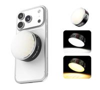 ULANZI Magflash M01 Mini Flash 10W Magnétique pour Smartphone, Mode Flash/Constant, Lampe de Téléphone 8500K/800mAh avec Bluetooth Type-c Charge, Compatible avec iPhone 17-12 Samsung Google