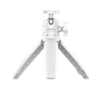 Ulanzi MT-08 Blanc SLR Caméra Smartphone Vlog Trépied Mini Portable Trépied avec Cold Shoe Support de Téléphone pour iPhone Android - Type MT-08