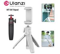 Ulanzi MT-08 Mini trépied couleur blanche pliable trépied monopode 1/4 ''trépied universel pour DSLR Android iPhone Smartphone MT-08 White kit 1