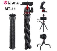Ulanzi MT-11 Trépied flexible pour téléphone, support d'appareil photo reflex numérique avec télécommande, mini-jambes d'octopus pour iPhone 13 14 Pro Max MT-44