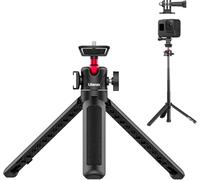 Ulanzi MT-16 Mini trépied de vlogging pour appareil photo avec rotule à 360 °, support à sabot froid, extensible 22-44 cm, pour DLSR, smartphone, noir