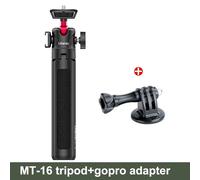 Ulanzi MT-16 Pliable Trépied pour Téléphone Cold Shoe Rotule 1/4 en effet Selfie Stick Mini Support presse ket pour Appareil Photo Mobile DSLR - Type MT-16 gopro adapter