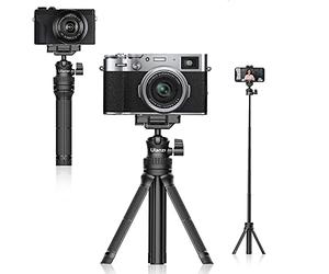 ULANZI MT-34 Mini trépied de Table Extensible avec Pince pour Téléphone, Trépied de Voyage pour iphone 16 15 14, Canon G7X, Mark III Sony ZV-1 RX100 VII A6600 Vloging Filmmaking Streaming Selfie