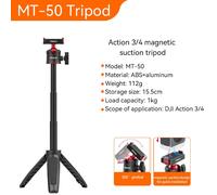 Ulanzi MT-50 mini Trépied Magnétique pour Dji Osmo Action 3 4 Réglable Trépied Stand Quick Release Rotule Action Caméra Accessoire - Type MT-50