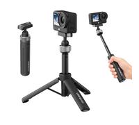 ULANZI MT95 Mini Trépied Magnétique pour DJI Osmo Action 6/Nano, Selfie Stick à Fixation Rapide Télescopique 17-41 cm pour Caméra d'action, Perche à Selfie avec Tête Rotative 360°