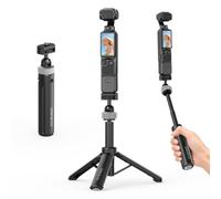 ULANZI MT95 Mini Trépied Magnétique, Selfie Stick à Fixation Rapide Télescopique 17-41 cm pour Caméra d'action, Perche à Selfie avec Tête Rotative 360° (1/4'' Filetage)