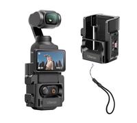 ULANZI PK-06 Adaptateur d'extension pour DJI Osmo Pocket 3, cage de protection en aluminium, support en métal avec trous de vis 1/4", interface de caméra d'action, DJI Osmo Pocket 3 Accessoires Quick