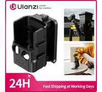 Ulanzi PK-15 Pocket 3 Étui de protection à montage magnétique avec plaque magnétique détachable Support de base réglable pour DJI Pocket 3 with LM18 Light