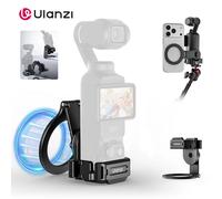 Ulanzi PM01 Pocket 3 support d'extension Magsafe pour DJI Pocket 3 support avec anneau magnétique Double support de chaussure froide 1/4 trous Arri