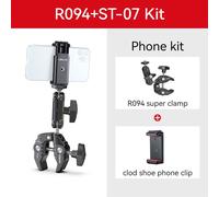 Ulanzi R094 appareil photo reflex bras magique pince réglable avec 1/4 ''3/8'' trou de vis support Super support pour moniteur LCD lumière LED - Type R094 ST-07 Kit