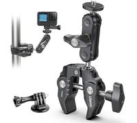 Ulanzi R094 Super Pince Crabe avec Double rotule 360°, Bras Magique avec Filetage 1/4"-20 et 3/8"-16, Fixation pour caméras, éclairages vidéo LED et systèmes de stabilisation (Ronin-M/MX, MOVI)