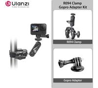 Ulanzi R094 Super pince en métal avec Double rotule pince à bras magique avec trou de 1/4 "3/8" pour moniteur d'appareil photo reflex numérique support de micro léger - Type R094 Kit