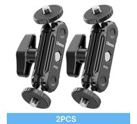 Ulanzi R098 bras magique à Double tête sphérique avec support de chaussure froide vis 1/4 ''pour moniteur de caméra DSLR micro lumière vidéo Super pince - Type 2PCS R102