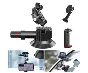 Ulanzi SC-01 ventouse professionnelle 3 pouces avec pompe à vide et bras magique pour caméra et smartphone jusqu'à 1 kg