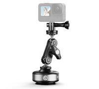 ULANZI SK-23 Support à ventouse pour appareil photo électrique de voiture avec bras magique à 360° et vide à dégagement rapide, vis 1/4", charge de 1 kg, support pour appareil photo reflex numérique