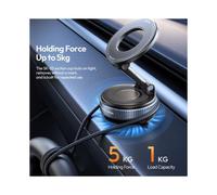 Ulanzi SK-25 MagMount Magnetic Phone Mount with Vacuum Suction for 16, 15, 14, 13 for Car Window and Dashboard Mounting