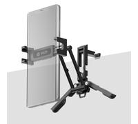 ULANZI SK29 6 en 1 Mini Trépied Smartphone, Support Pliable Téléphone Portable, Selfie Stick Tripod en Aluminium avec Deux Patins à Prise de Froide, Compatible UKA et Arca-Swiss pour iPhone/Android