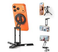 ULANZI SK29 Mini Trépied Magnétique Smartphone, Crochet Caché, Rotation à 360° Monture, Support Pliable Téléphone Portable pour MagSafe, Selfie Stick Tripod en Aluminium pour iPhone 17/16/15/14/13/12