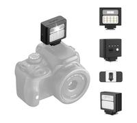 ULANZI SL02 Mini Flash d'appareil Photo avec lumière vidéo, GN8 6500K Appareil Photo Speedlite, 4 Niveaux de Puissance, Mini Flash Manuel, Sabot de Flash à Contact Unique pour appareils Photo Nikon