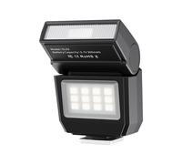 Ulanzi SL03 Mini flash avec lampe vidéo, Flash cobra GN8 6500 K, Angle réglable à 90°, 4 niveaux de puissance, Mini flash manuel, Griffe porte-accessoire à contact unique pour Sony/Canon/Fuji, Noir