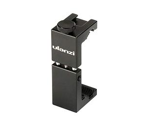 ULANZI ST-02S Trépied Universel pour Smartphone avec Support à Chaussures Cold Shoe Mount - Métal - pour Tous Les téléphones - même Filmer verticalement