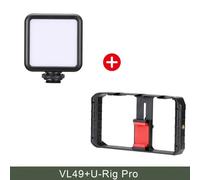 Ulanzi-Support de montage sur trépied pour smartphone,U-Rig Pro,étui de réalisation de films,déterminer la poignée du stabilisateur vidéo du téléphone,3 supports de chaussure - Type Updated Version