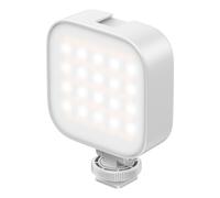 Ulanzi U60 RGB lampe vidéo compacte inclinable avec pince - Blanc